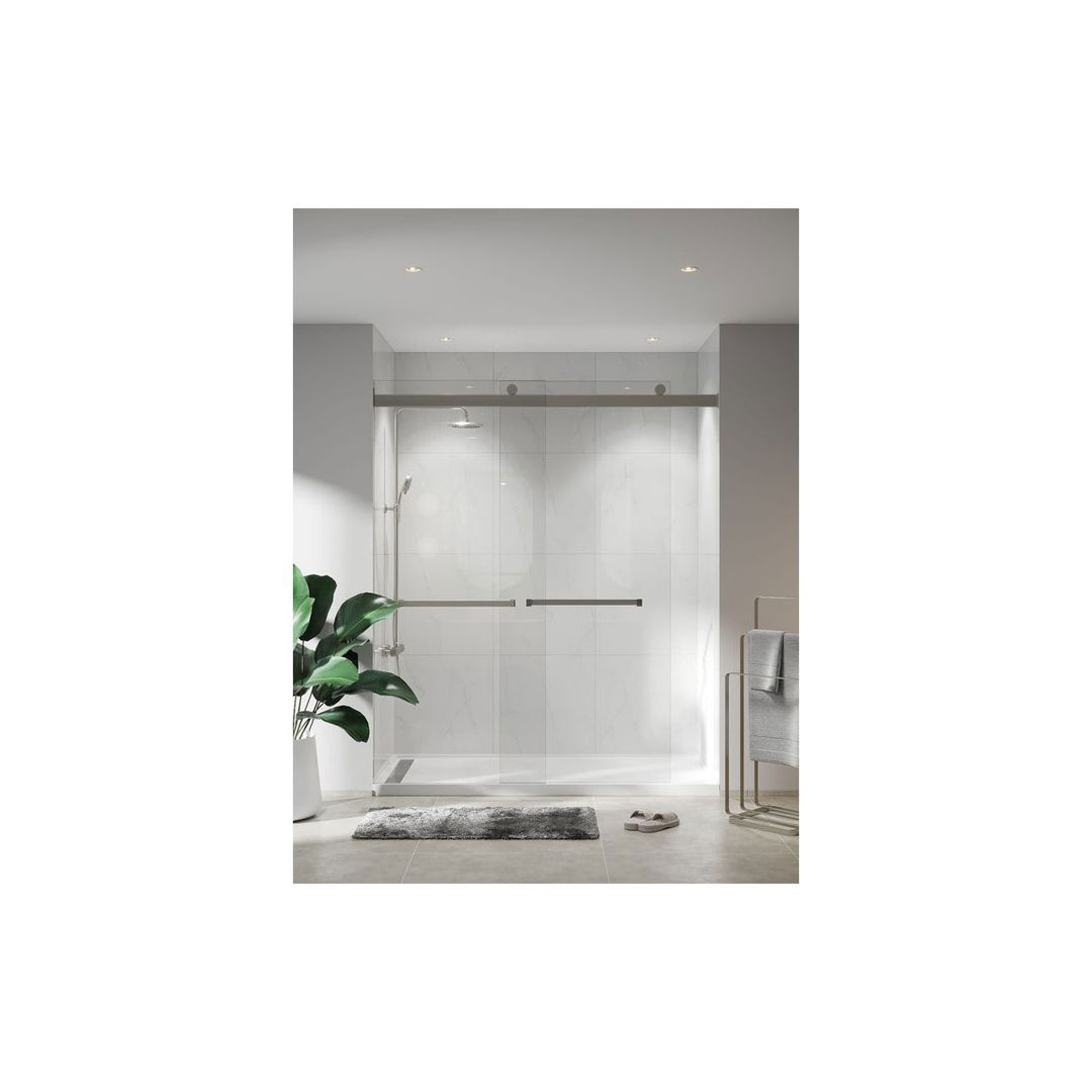 Fibo Marble 2.4m x 0.6m Wall Panels - Bright Marble (Tile Effect) - Single Panel