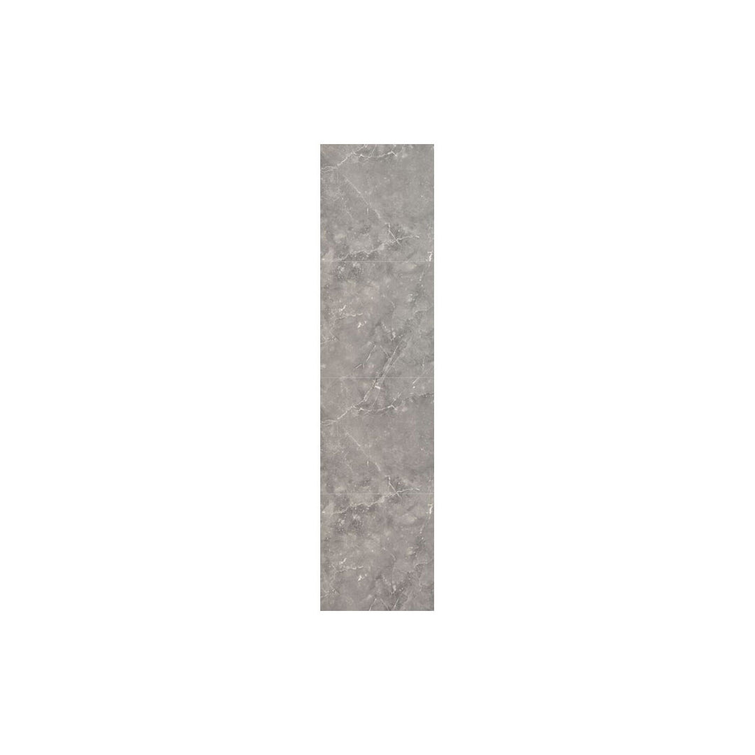 Fibo Marble 2.4m x 0.6m Wall Panels - Grey Marble (Tile Effect) - Single Panel