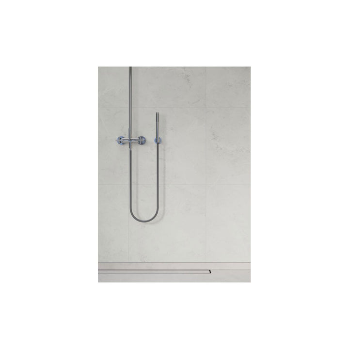 Fibo Marble 2.4m x 0.6m Wall Panels - White Marble (Tile Effect) - Single Panel