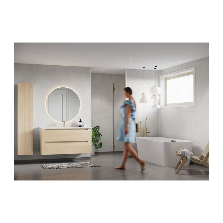 Fibo Marble 2.4m x 0.6m Wall Panels - White Marble (Tile Effect) - Single Panel