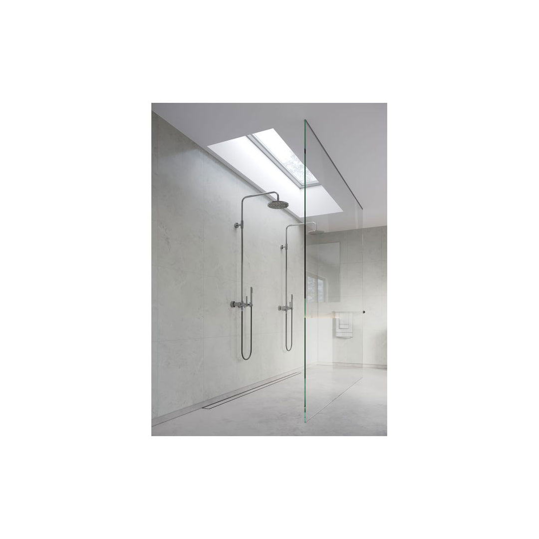 Fibo Marble 2.4m x 0.6m Wall Panels - White Marble (Tile Effect) - Single Panel