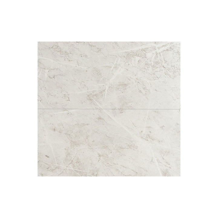 Fibo Marble 2.4m x 0.6m Wall Panels - White Marble (Tile Effect) - Single Panel