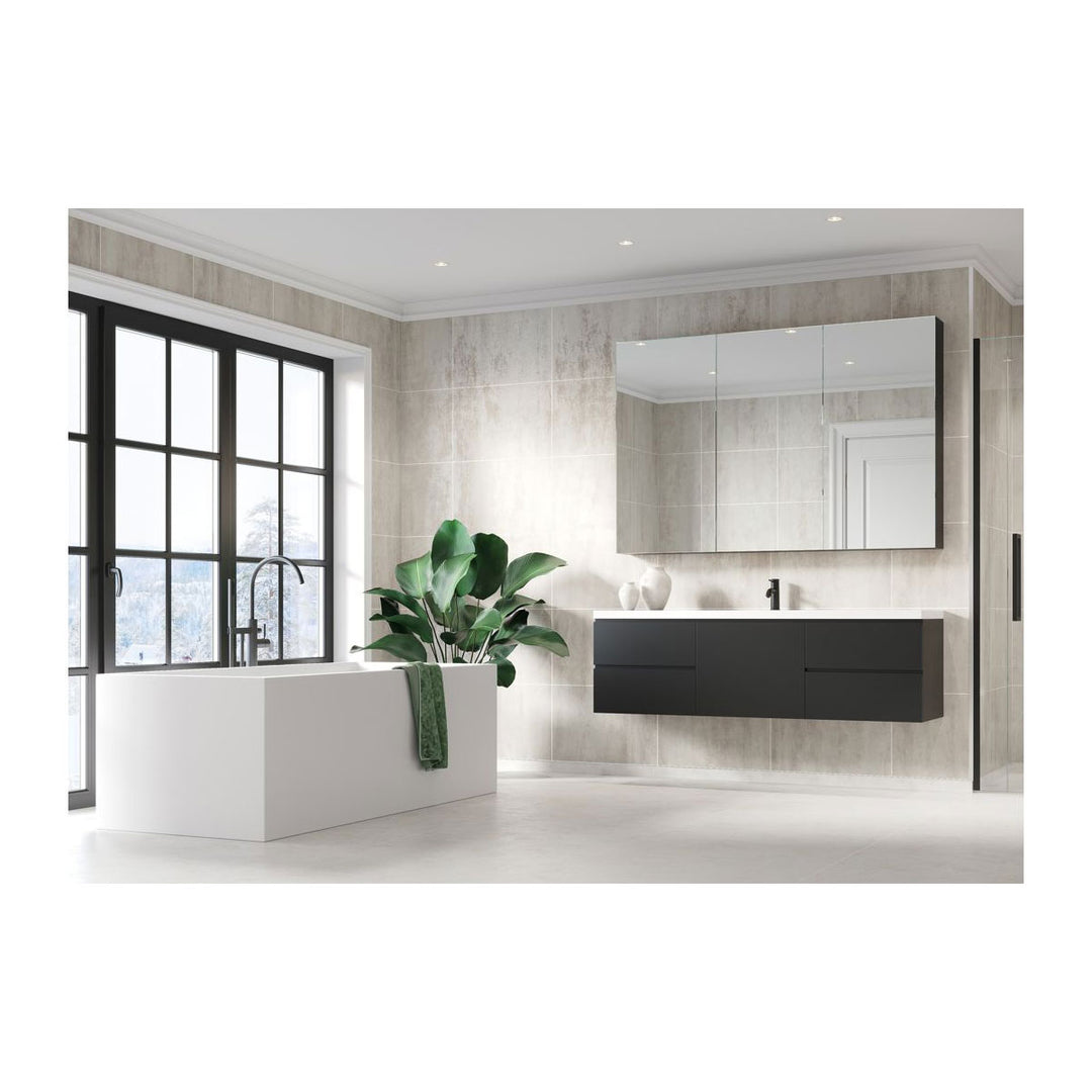 Fibo 2.4m x 0.6m Wall Panels - Abbey Shale (Tile Effect) - Single Panel