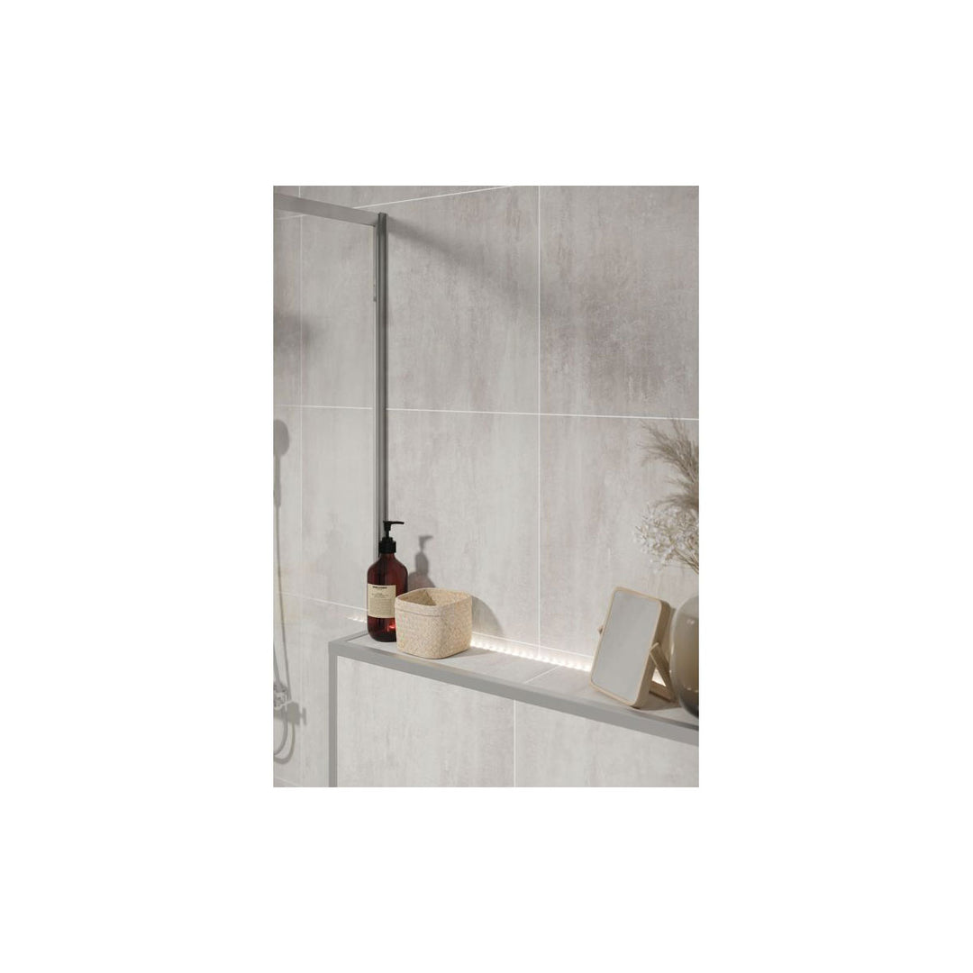 Fibo 2.4m x 0.6m Wall Panels - Abbey Shale (Tile Effect) - Single Panel