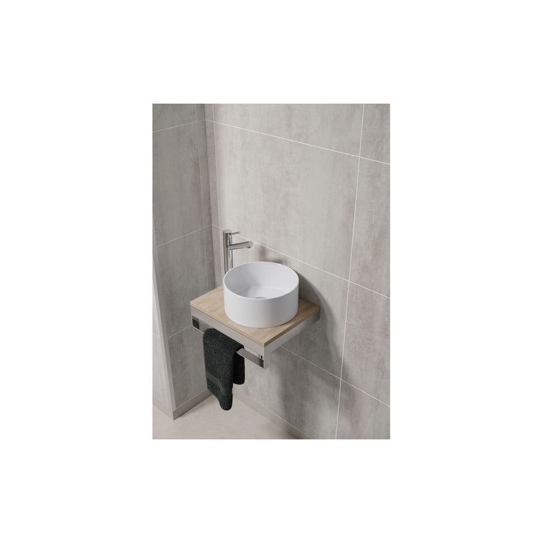 Fibo 2.4m x 0.6m Wall Panels - Abbey Shale (Tile Effect) - Single Panel