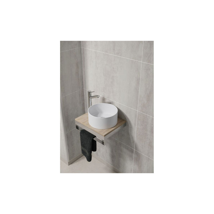 Fibo 2.4m x 0.6m Wall Panels - Abbey Shale (Tile Effect) - Single Panel