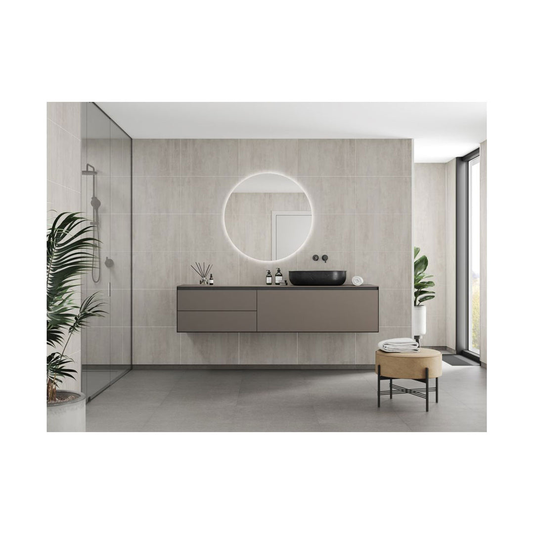 Fibo 2.4m x 0.6m Wall Panels - Abbey Shale (Tile Effect) - Single Panel