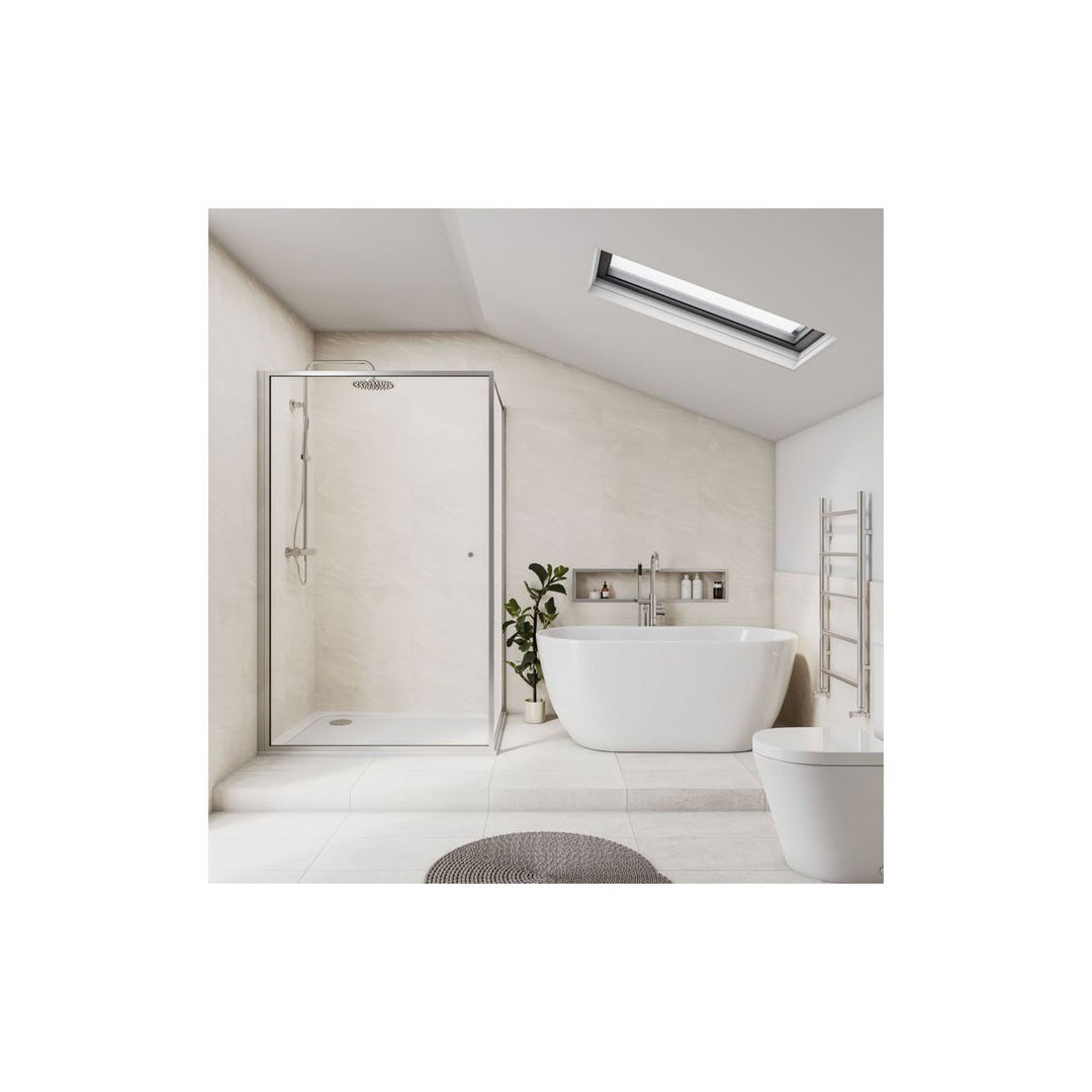 Fibo 2.4m x 0.6m Wall Panels - Beige Stone (Tile Effect) - Single Panel