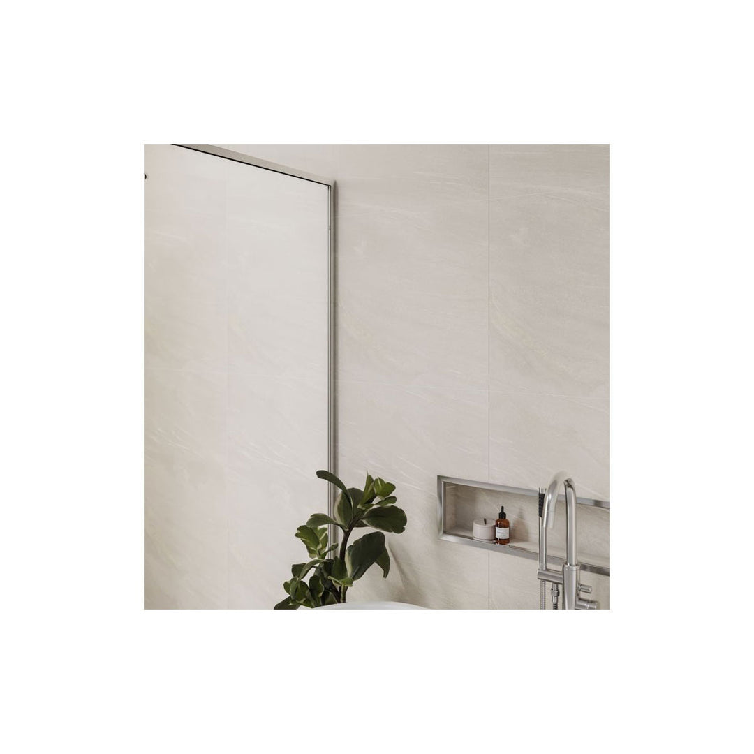 Fibo 2.4m x 0.6m Wall Panels - Beige Stone (Tile Effect) - Single Panel