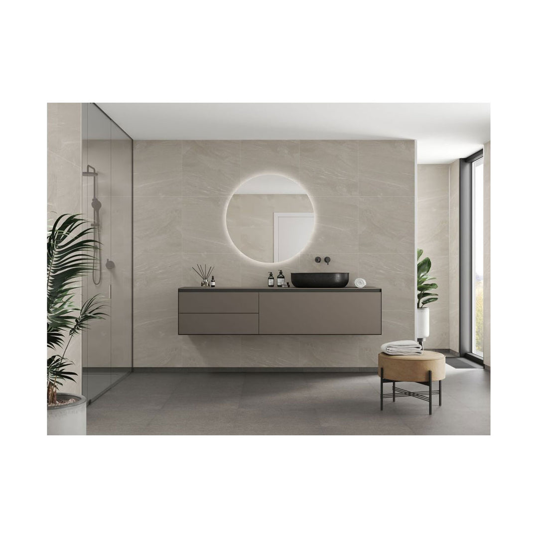 Fibo 2.4m x 0.6m Wall Panels - Beige Stone (Tile Effect) - Single Panel