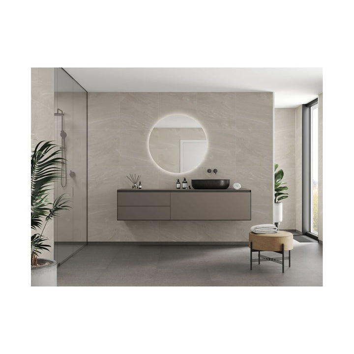 Fibo 2.4m x 0.6m Wall Panels - Beige Stone (Tile Effect) - Single Panel