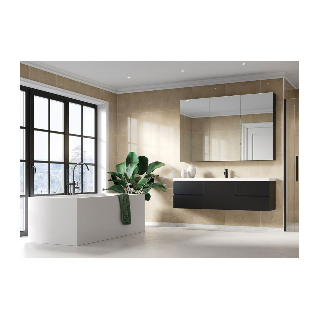Fibo 2.4m x 0.6m Wall Panels - Desert Gloss (Tile Effect) - Single Panel