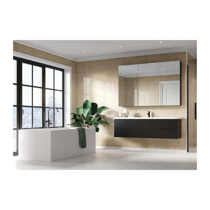 Fibo 2.4m x 0.6m Wall Panels - Desert Gloss (Tile Effect) - Single Panel