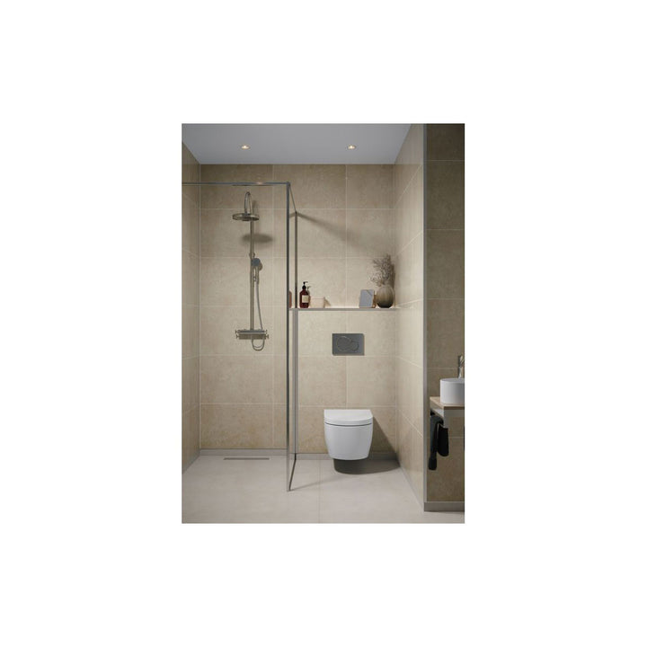 Fibo 2.4m x 0.6m Wall Panels - Desert Gloss (Tile Effect) - Single Panel