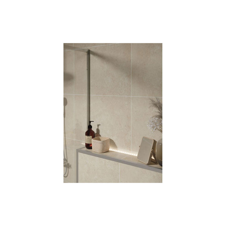 Fibo 2.4m x 0.6m Wall Panels - Desert Gloss (Tile Effect) - Single Panel