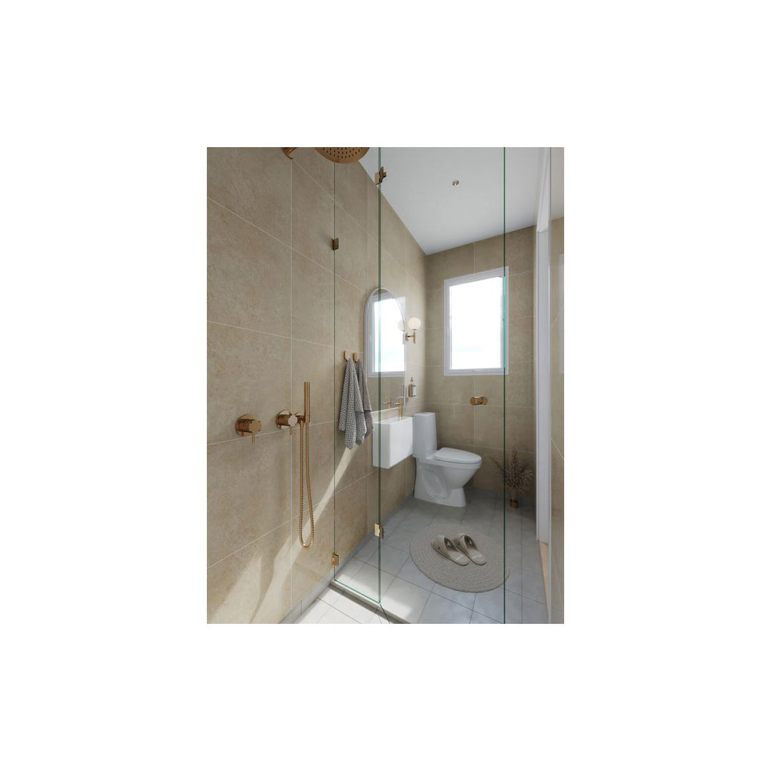 Fibo 2.4m x 0.6m Wall Panels - Desert Gloss (Tile Effect) - Single Panel