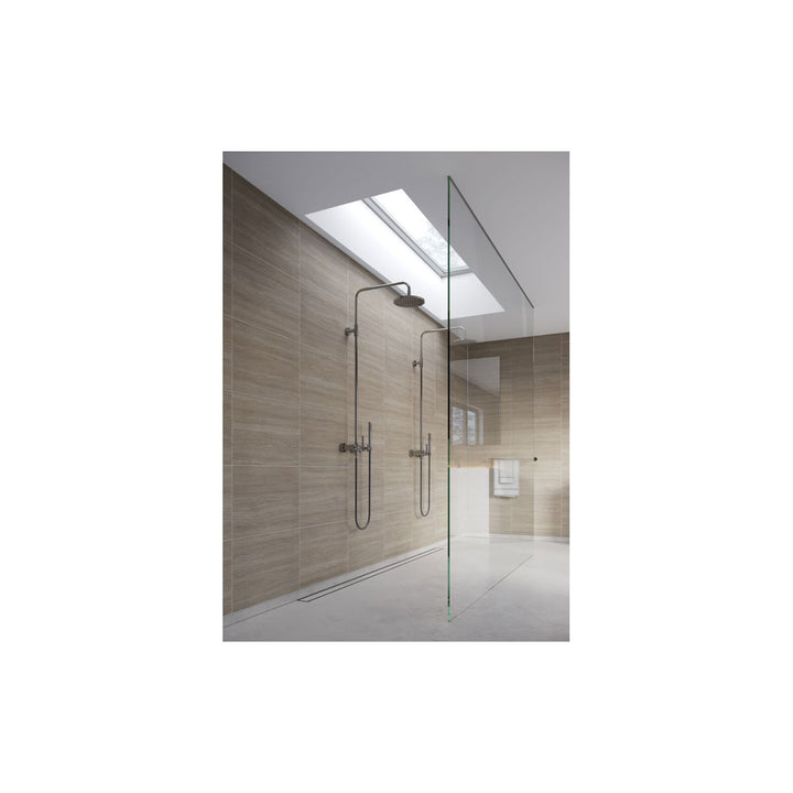 Fibo 2.4m x 0.6m Wall Panels - Grey Oak (Tile Effect) - Single Panel