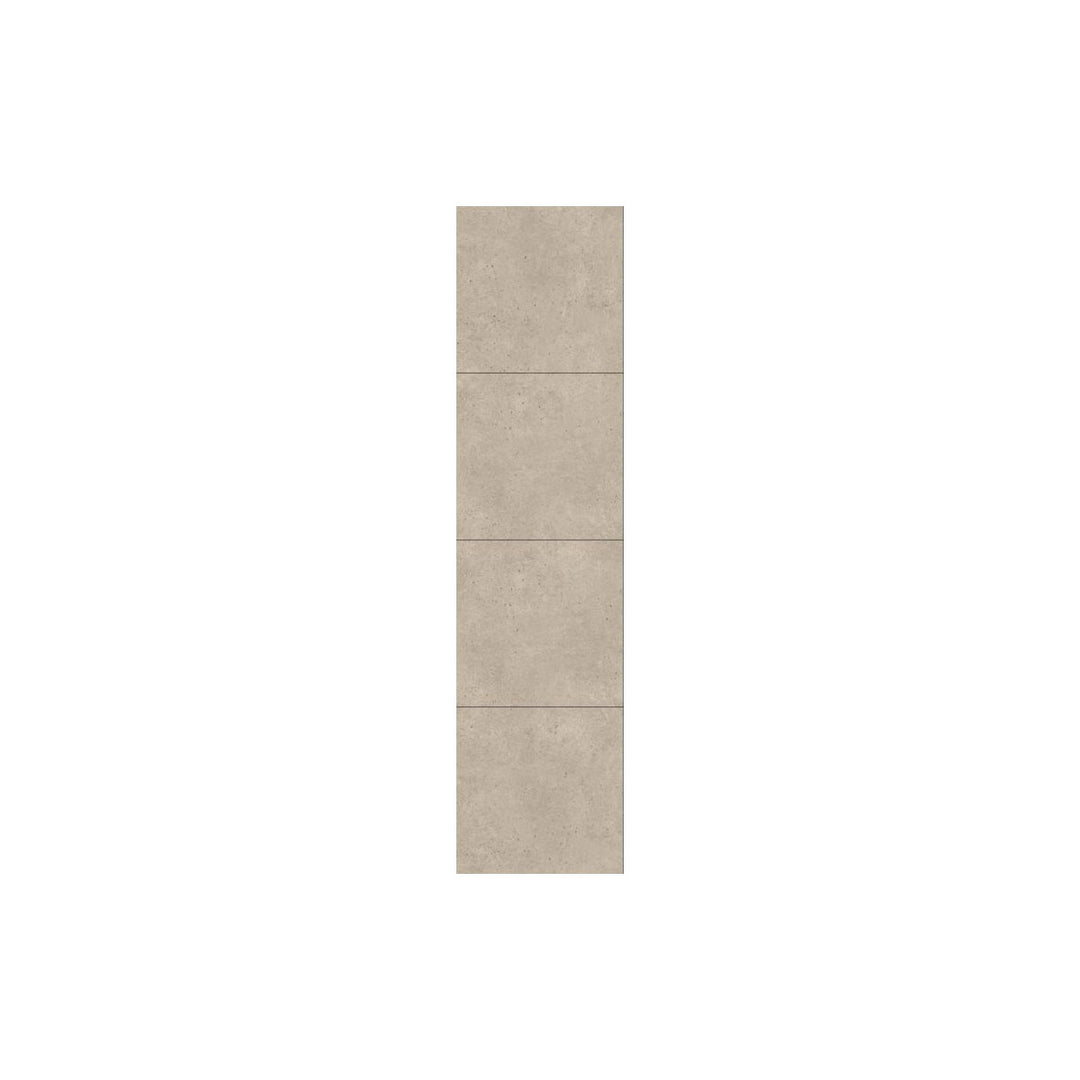 Fibo 2.4m x 0.6m Wall Panels - Rough Cement (Tile Effect) - Single Panel