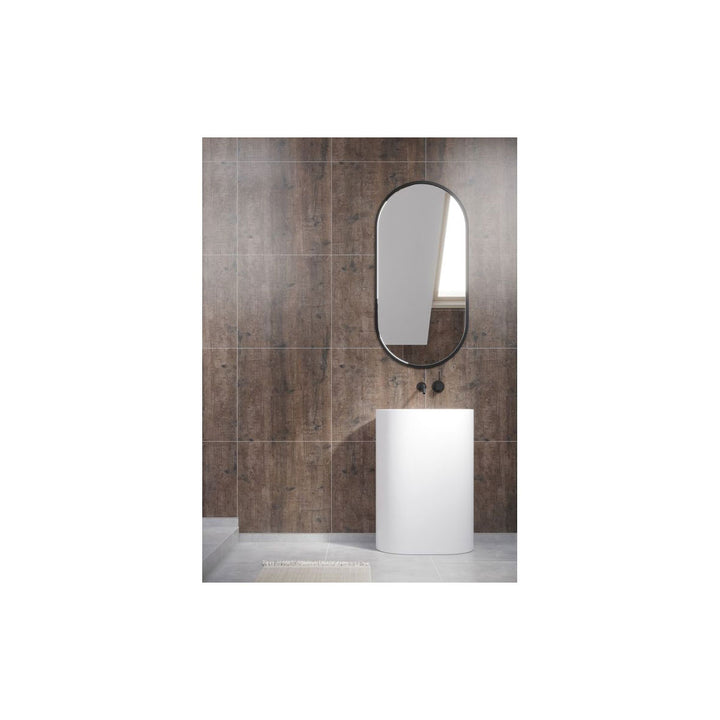 Fibo 2.4m x 0.6m Wall Panels - Rough Wood (Tile Effect) - Single Panel