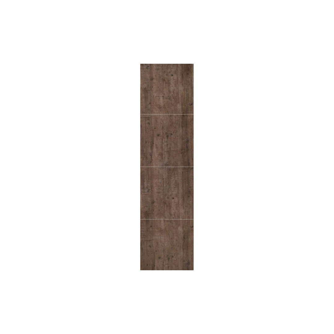 Fibo 2.4m x 0.6m Wall Panels - Rough Wood (Tile Effect) - Single Panel
