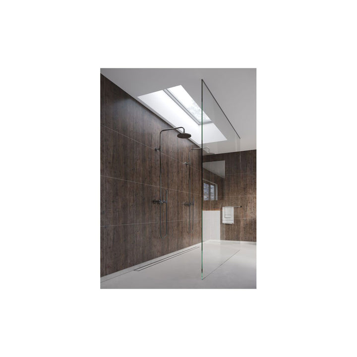 Fibo 2.4m x 0.6m Wall Panels - Rough Wood (Tile Effect) - Single Panel