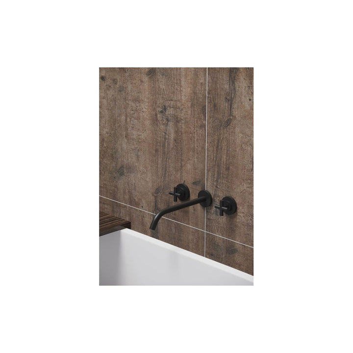 Fibo 2.4m x 0.6m Wall Panels - Rough Wood (Tile Effect) - Single Panel