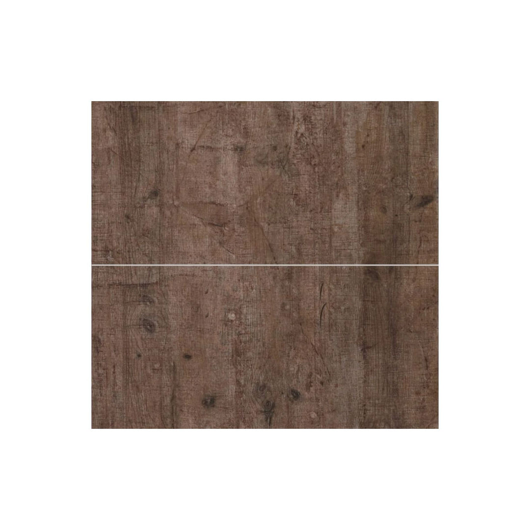 Fibo 2.4m x 0.6m Wall Panels - Rough Wood (Tile Effect) - Single Panel