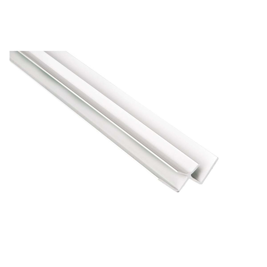 White PVC Internal Profile 2.4m