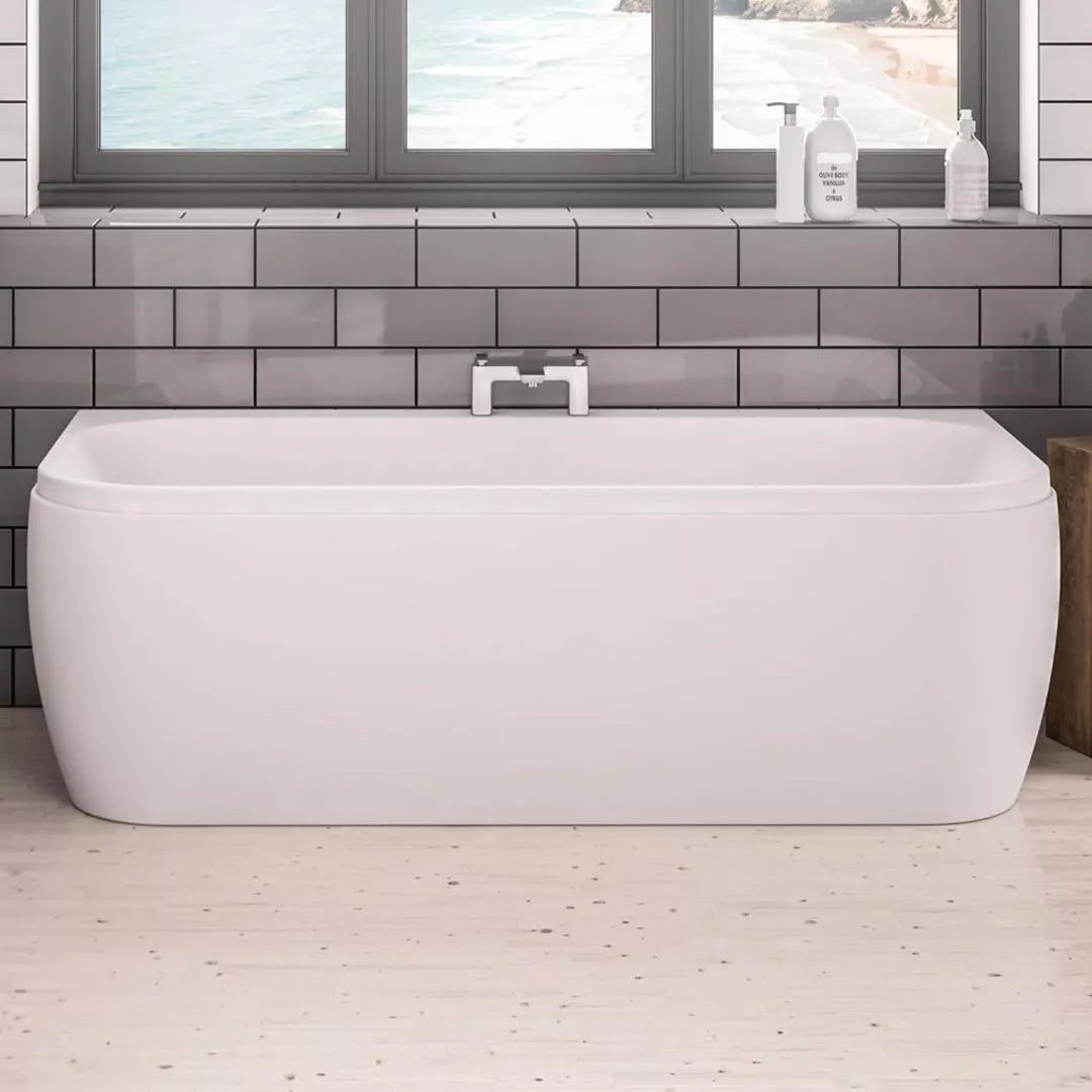 Malin D Shape One-Piece Front Bath Panel