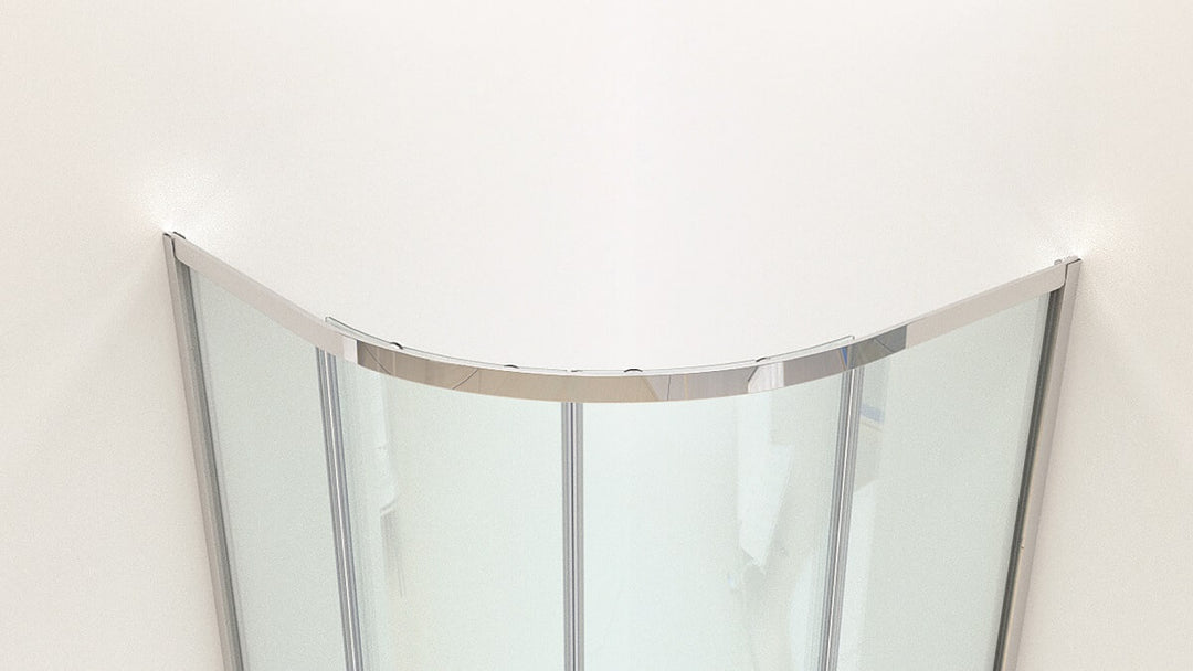 Quadrant Shower Enclosure 1000mm - Kaso 8 by Voda Design (8mm Thick)