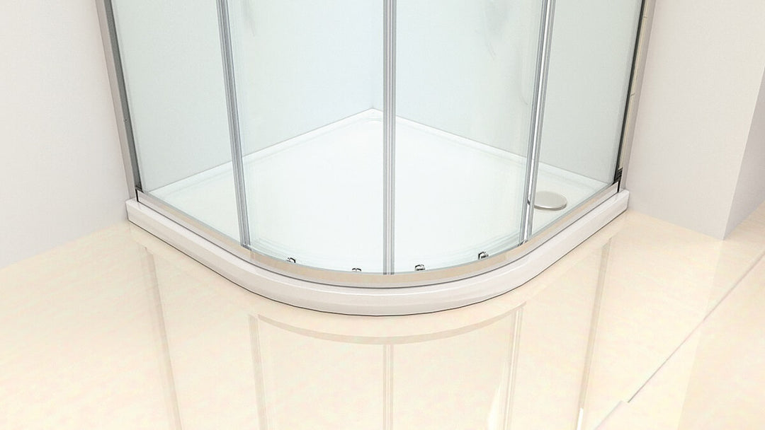 Quadrant Shower Enclosure 1000mm - Kaso 8 by Voda Design (8mm Thick)