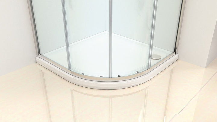 Quadrant Shower Enclosure 1000mm - Kaso 8 by Voda Design (8mm Thick)
