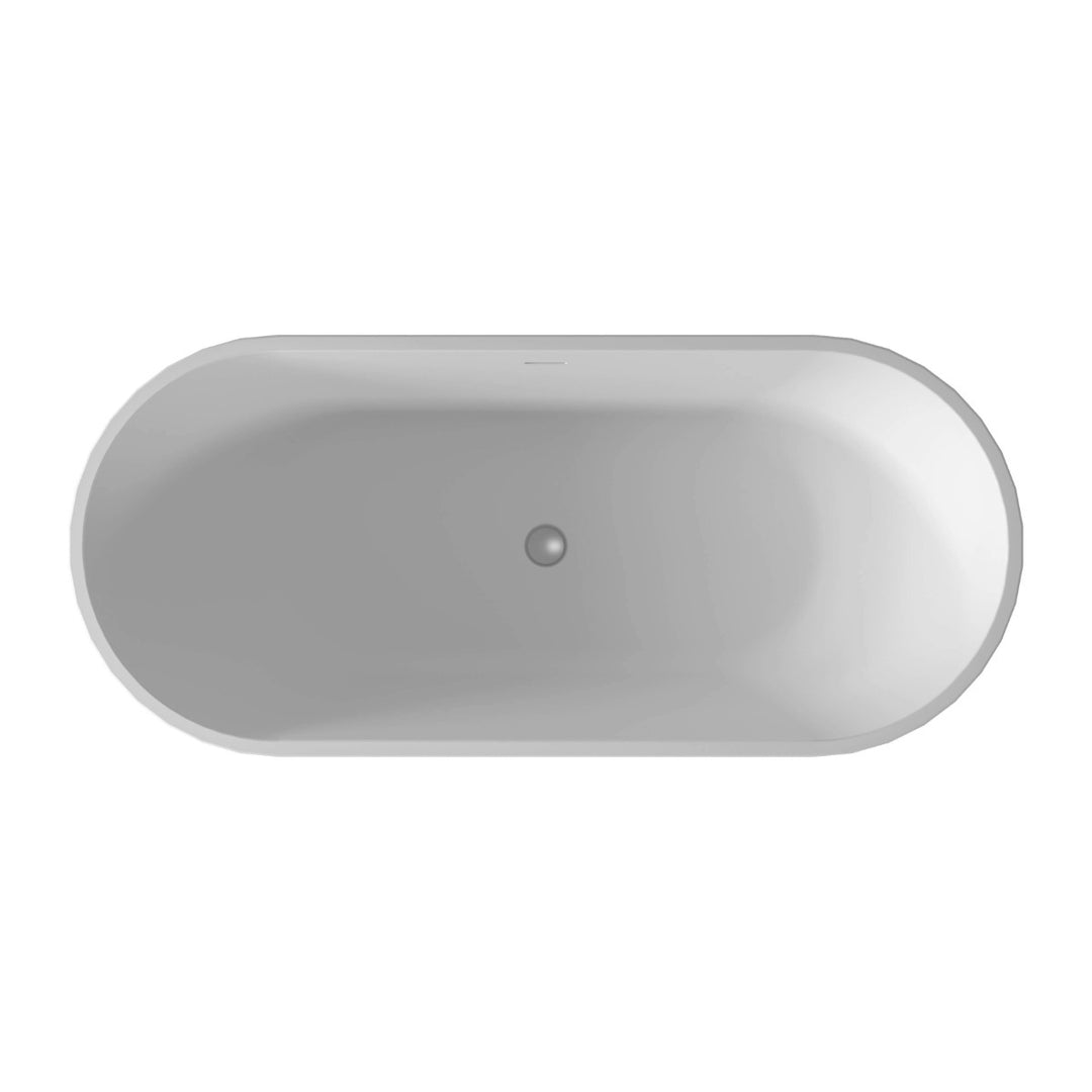 Freestanding Modern Double Ended Bath 1700 x 750mm - Cornwall By Voda Design