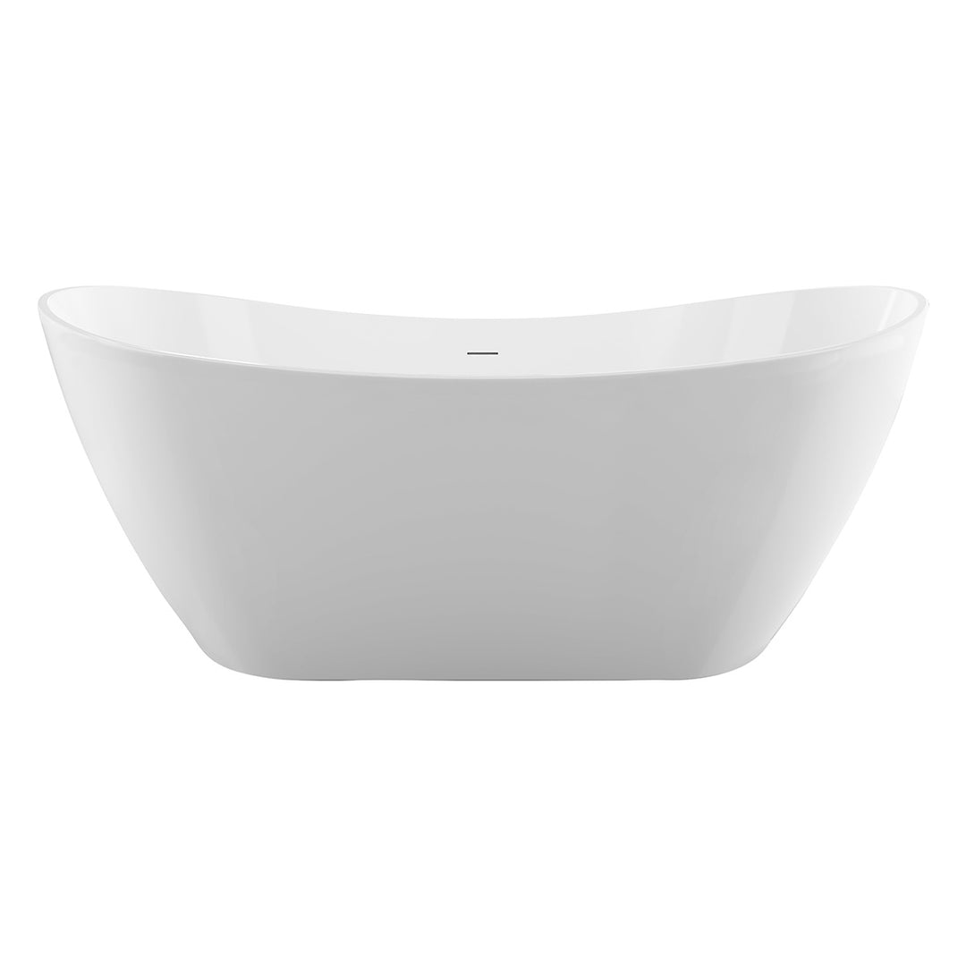 1700 Freestanding Whirlpool Freestanding Bath Suite With Rimless Back to Wall Toilet - VODASUITE32