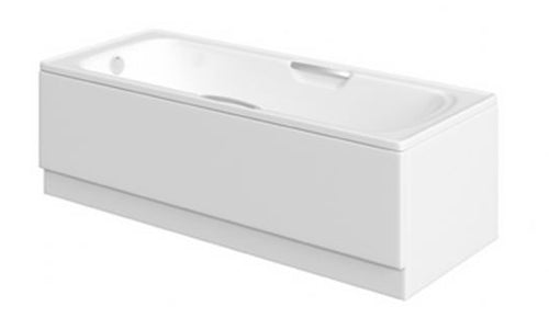 1500mm No Tap Holes 8mm Single Ended Bath