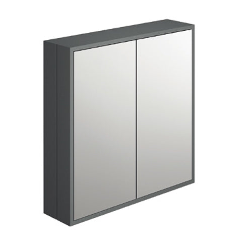 Synergy Henbury 800mm Mirror Cabinet - Grey