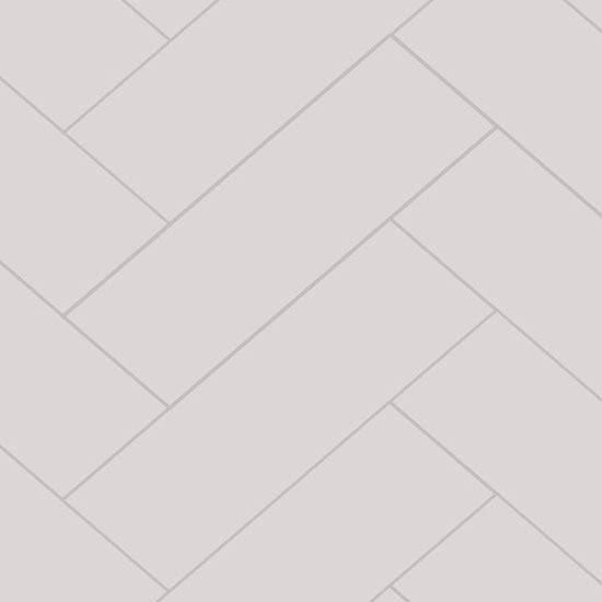 Fibo Urban - 2.4m x 0.6m Wall Panel - White Silk (Herringbone) - Single