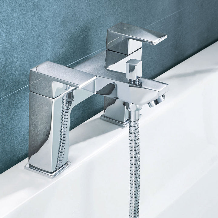 Isla Bath Shower Mixer with Shower Kit - By Voda Design