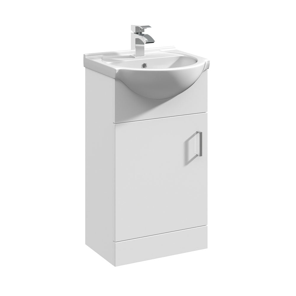 450mm Basin Unit - 1 x Door W/Basin - Oslo By Voda Design