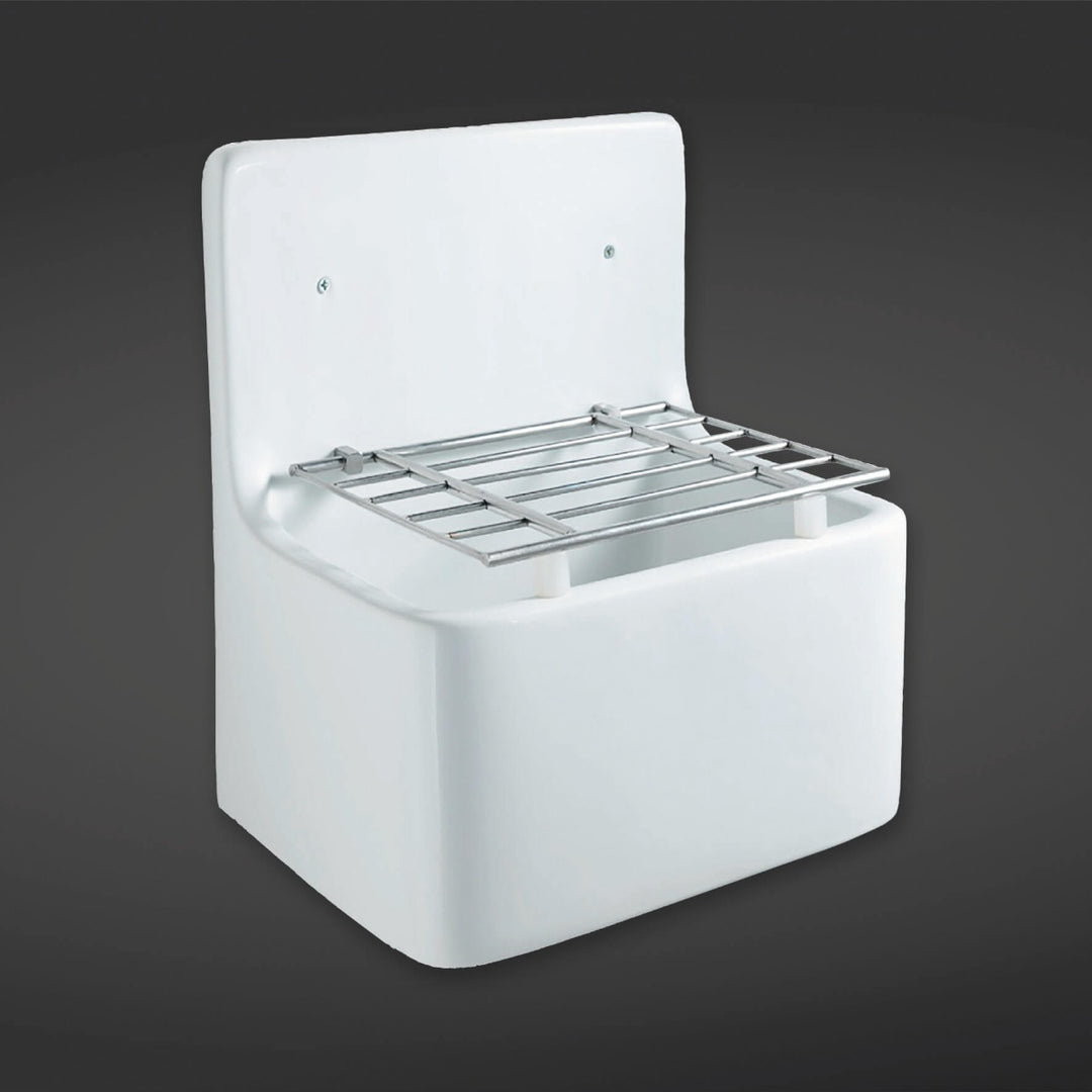 RAK Fireclay Cleaner Sink 520 x 390mm White