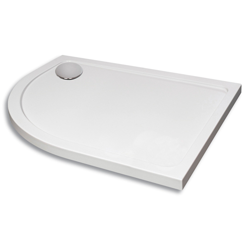 1000x800mm LH Offset Quadrant Tray - Jewel by Voda Design