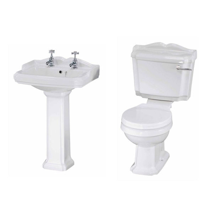Legend Traditional Toilet & Basin Suite - VODASUITE37
