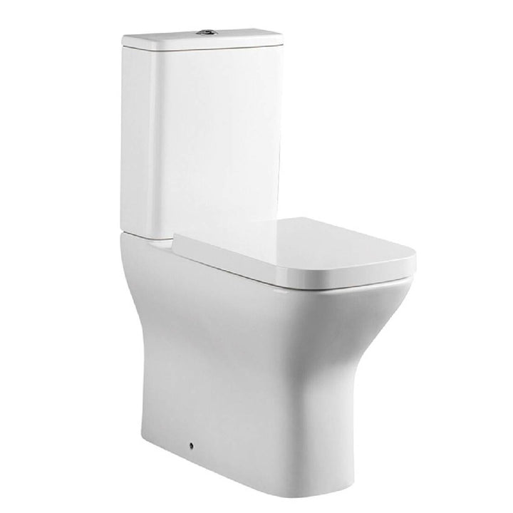 Aura Comfort Height Rimless Close Coupled Toilet & Soft Close Seat