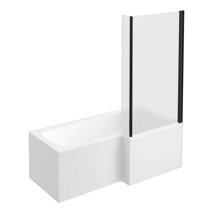 L Shape Shower Bath & Vanity Deal - Right Hand - VODASUITE3