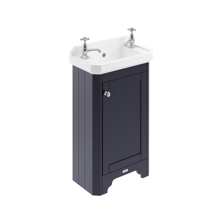 515mm Floor Standing Cabinet - Twilight Blue (Basin Sold Separately)