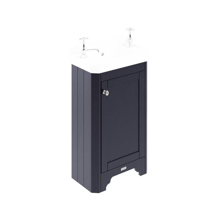 515mm Floor Standing Cabinet - Twilight Blue (Basin Sold Separately)