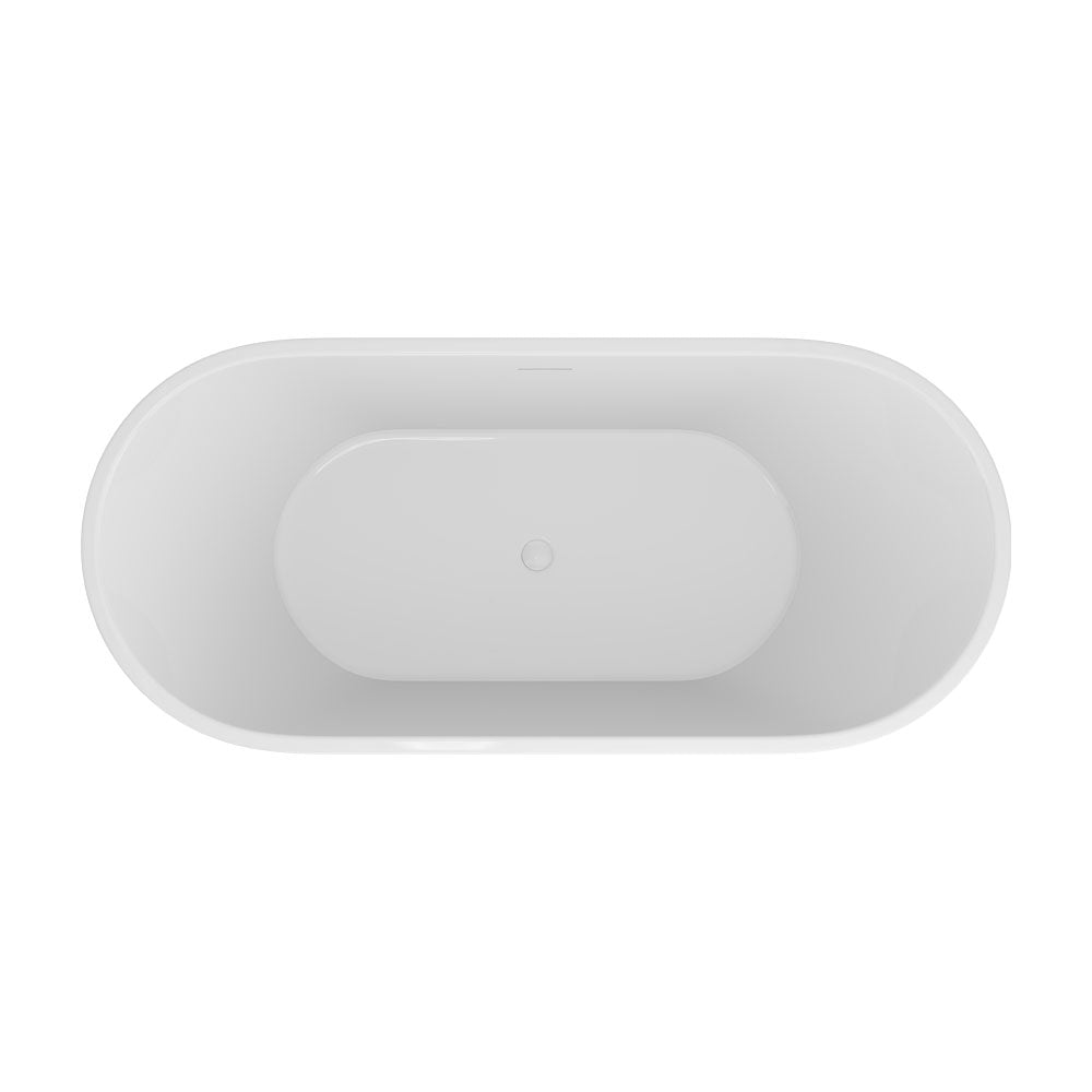 Freestanding Modern Double Ended Bath 1800mm - Duke By Voda Design