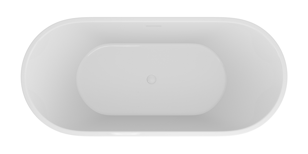 Freestanding Modern Double Ended Bath 1600mm - Duke By Voda Design