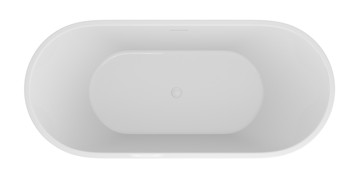 Freestanding Modern Double Ended Bath 1600mm - Duke By Voda Design