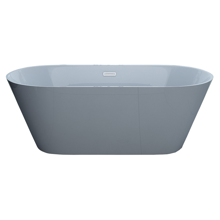 Freestanding Modern Double Ended Thin Edge Bath 1600 x 800 mm - Lugano by Synergy